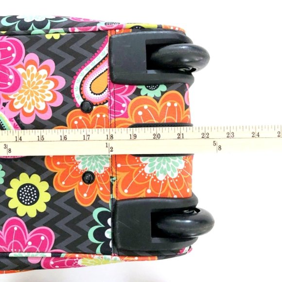 VERA BRADLEY Women's Floral Carry On Suitcase - Picture 9 of 10
